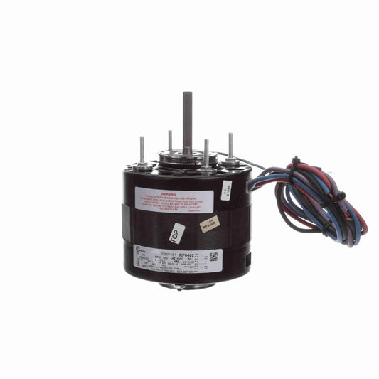 Century Refrigeration Motor, 1/10 HP, 1 Ph, 60 Hz, 115/208-230 V, 1050 RPM, 1 Speed, 42 Frame, OAO - RF6402