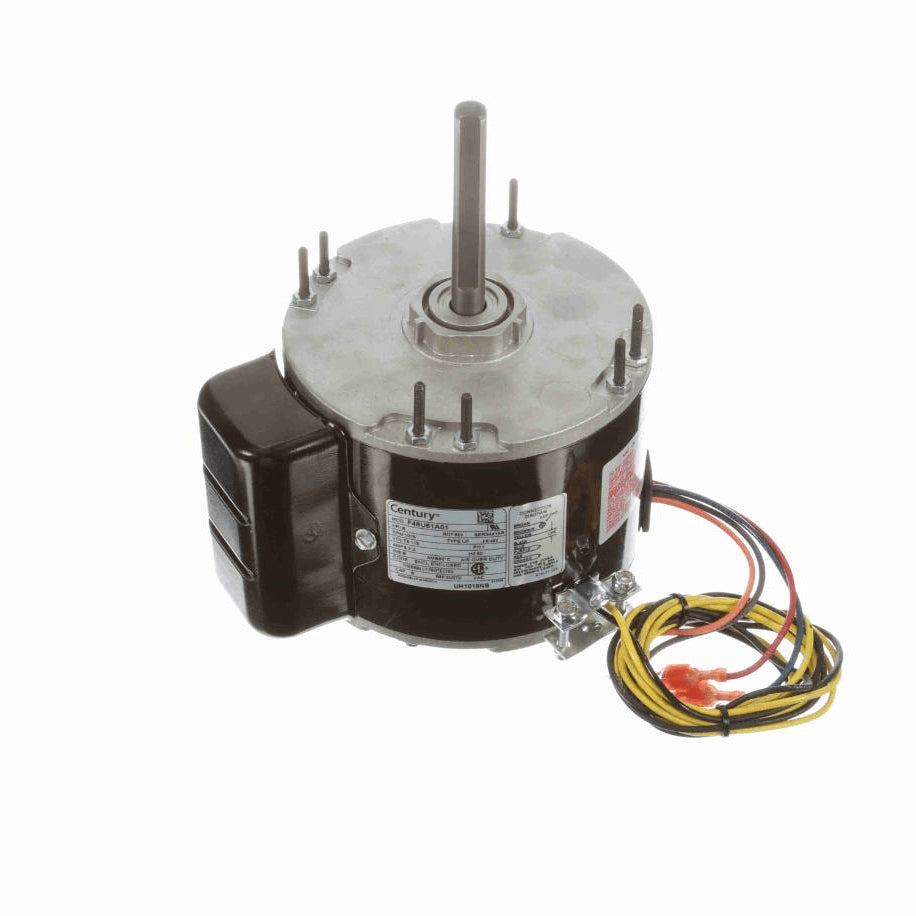 Century Unit Heater Motor, 1/6 HP, 1 Ph, 60 Hz, 115 V, 1075 RPM, 1 Speed, 48 Frame, TEAO - UH1016NB