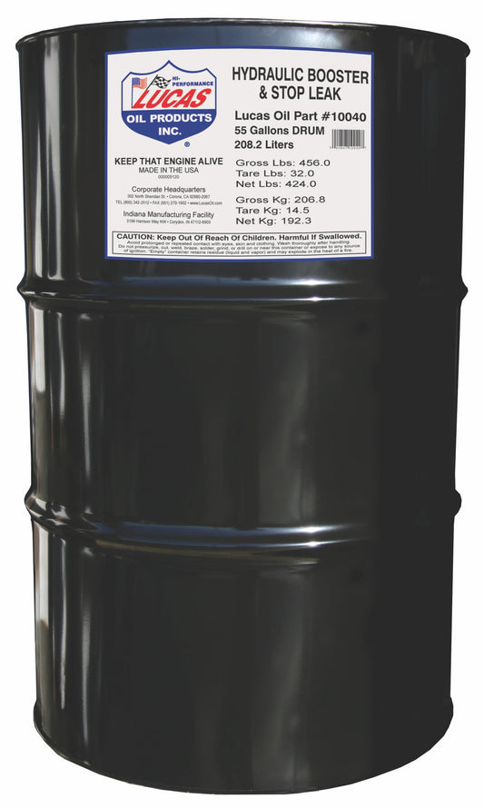 Lucas Oil 10040 Hydraulic Oil Booster/Stop Leak/55 Gallon Drum