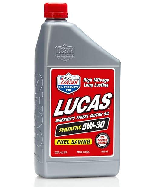 Lucas Oil 10049 Synthetic SAE 5W-30 API SP/Dexos Motor Oil/Quart