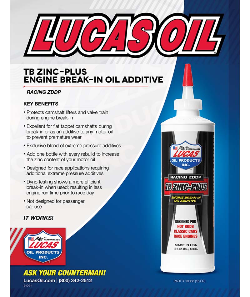 Lucas Oil 10063 Engine Break In Oil Additive/16 Ounce