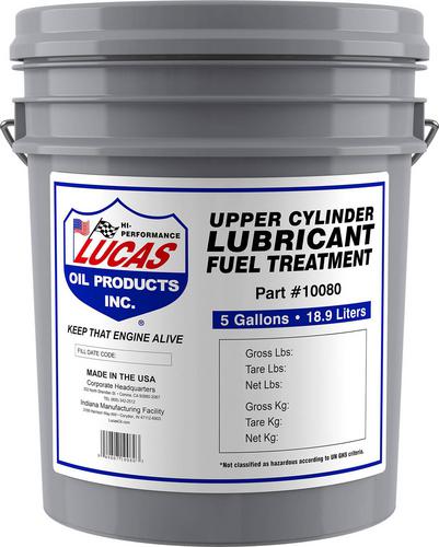 Lucas Oil 10080 Fuel Treatment/5 Gallon Pail