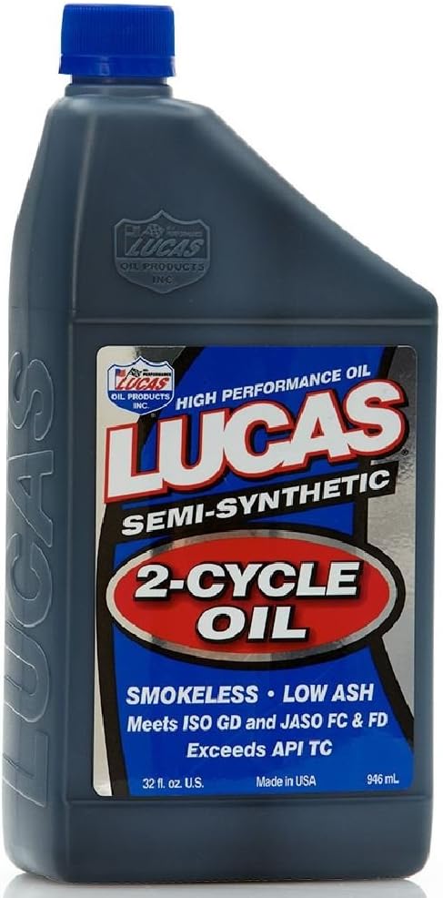 Lucas Oil 10110 Semi-Synthetic 2-Cycle Oil/Quart