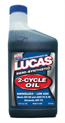 Lucas Oil 10120 Semi-Synthetic 2-Cycle Oil/16 Ounce