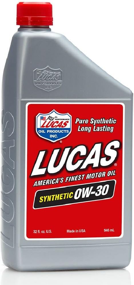 Lucas Oil 10179 Synthetic SAE 0W-30 API SP Motor Oil/Quart