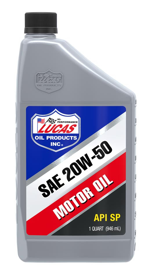 Lucas Oil 10252 SAE 20W-50 Plus API SP Motor Oil/Quart