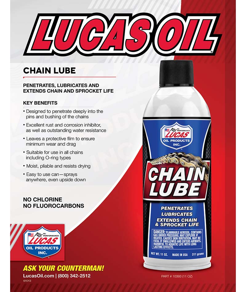 Lucas Oil 10393 Chain Lube Aerosol/11 Ounce