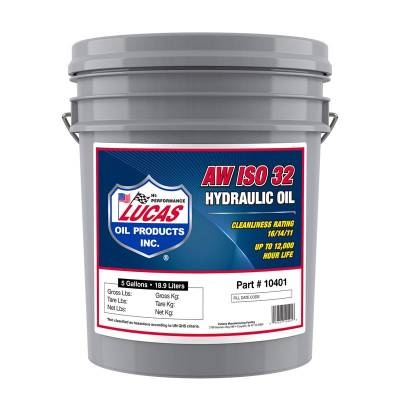 Lucas Oil 10401 AW ISO 32 Hydraulic Oil/5 Gallon Pail