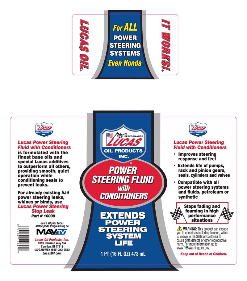 Lucas Oil 10442 Power Steering Fluid With Conditioners/16 Ounce