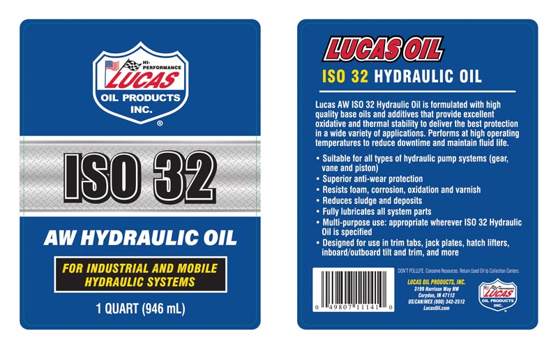 Lucas Oil 10503 AW ISO 100 Hydraulic Oil/5 Gallon Pail