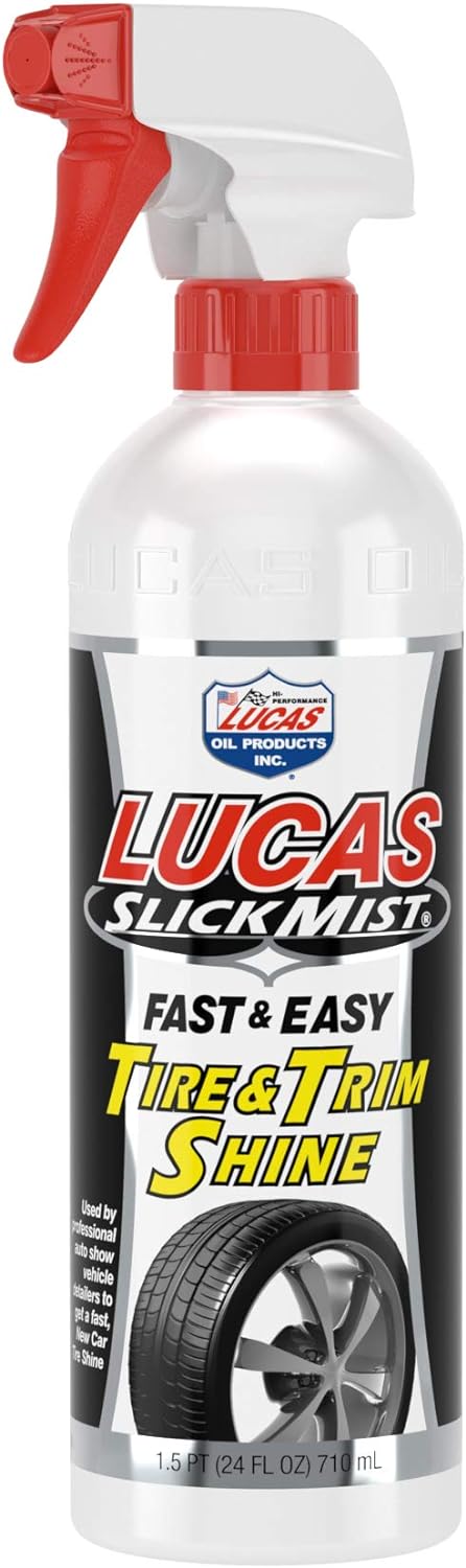 Lucas Oil 10513 Slick Mist Tire & Trim Shine/24 Ounce