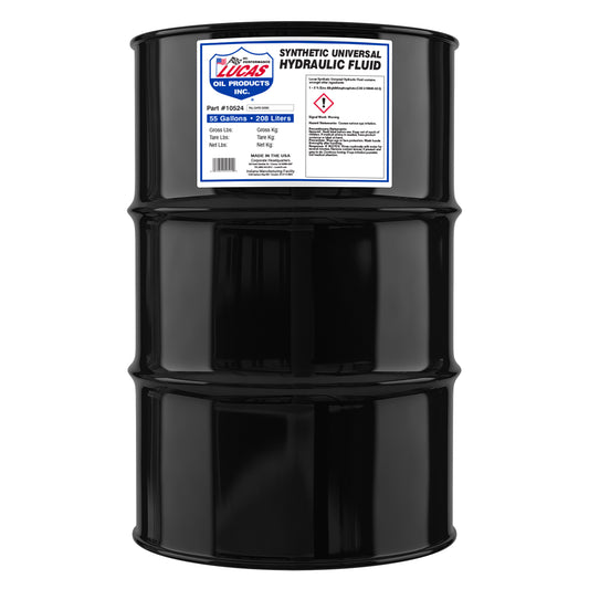 Lucas Oil 10524 Synthetic Universal Hydraulic Fluid/55 Gallon Drum