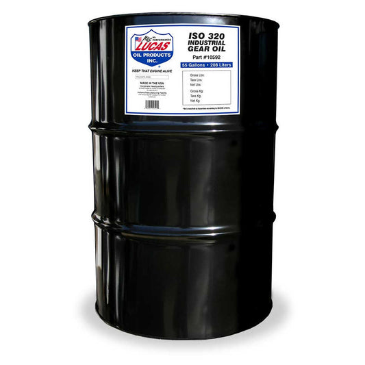 Lucas Oil 10592 Industrial Gear Oil ISO 320/55 Gallon Drum