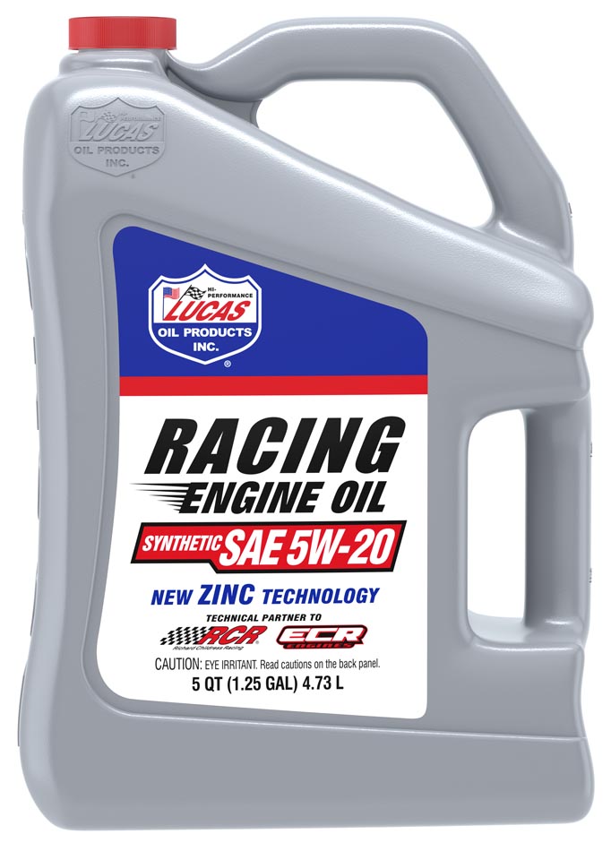 Lucas Oil 10616 Synthetic SAE 20W-50 Racing Motor Oil/5 Quart