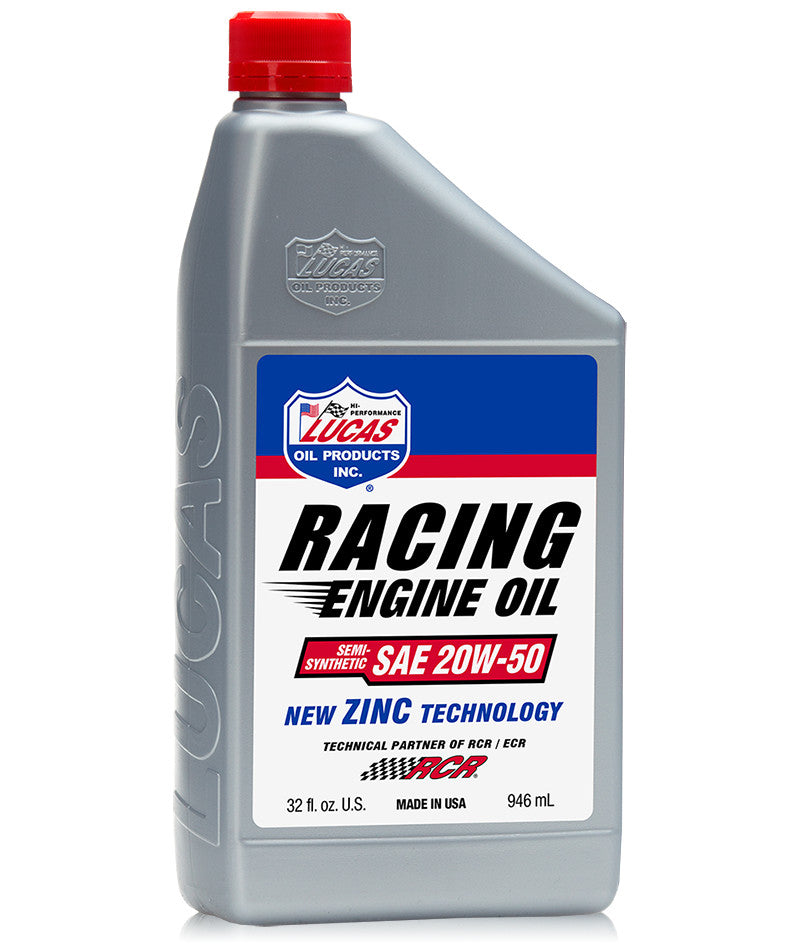 Lucas Oil 10616 Synthetic SAE 20W-50 Racing Motor Oil/5 Quart