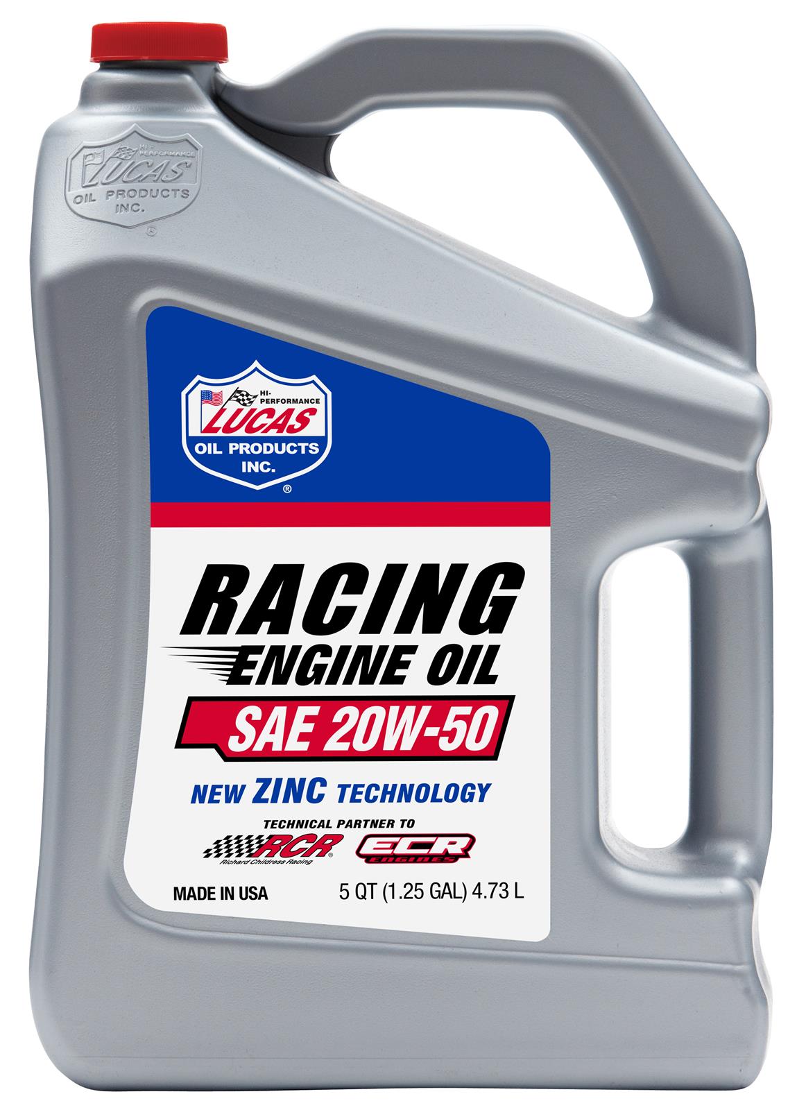 Lucas Oil 10621 SAE 20W-50 Racing Motor Oil/5 Quart