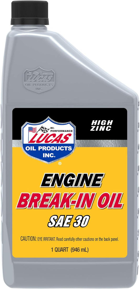 Lucas Oil 10630 SAE 30 Break-In Oil/Quart