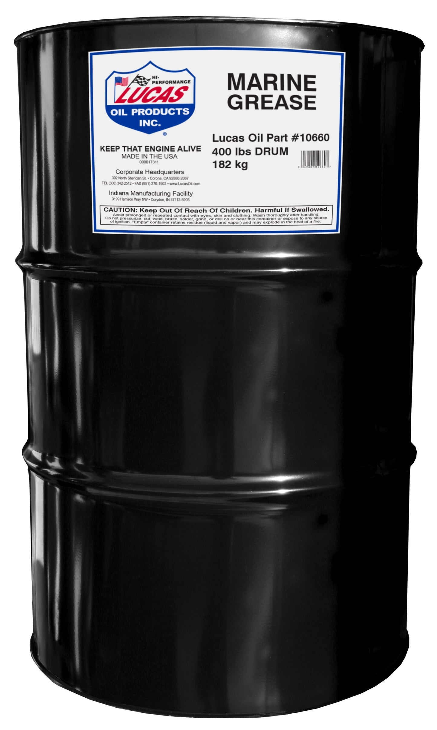 Lucas Oil 10660 Marine Grease/400 lb. Drum