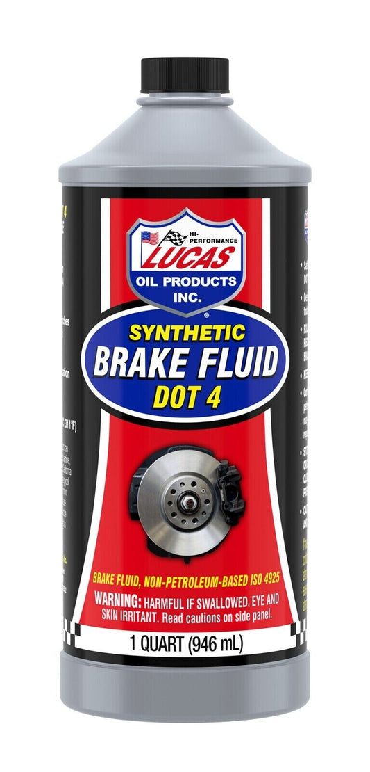 Lucas Oil 10788-6 DOT 4 Synthetic Brake Fluid/Quart