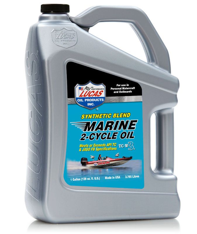 Lucas Oil 10861 Synthetic Blend 2-Cycle Marine Oil/Gallon