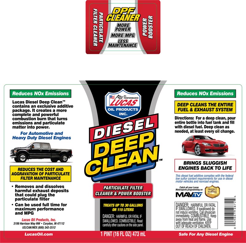 Lucas Oil 10872 Diesel Deep Clean/16 Ounce