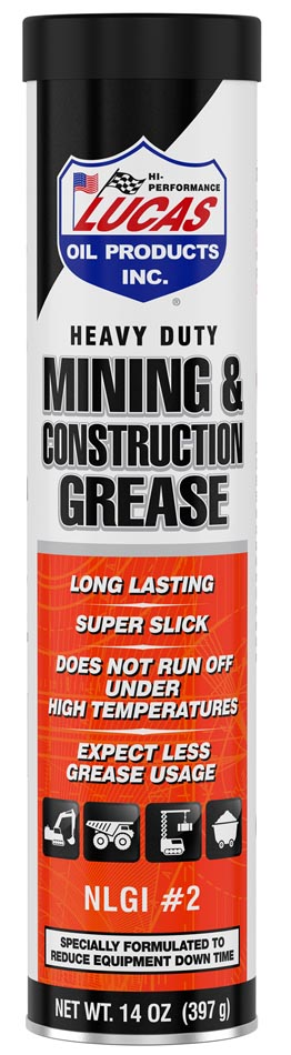 Lucas Oil 10881-30 H/D Mining & Construction Grease/14.0 OZ Cartridge