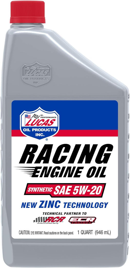 Lucas Oil 10883 Synthetic SAE 5W-20 Racing Motor Oil/Quart