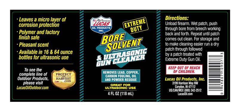 Lucas Oil 10907 Extreme Duty Bore Solvent - 4 oz