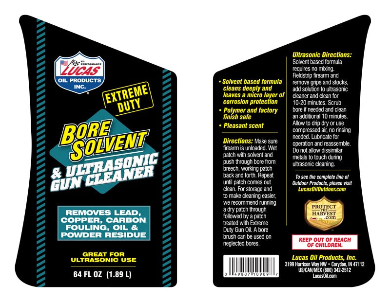 Lucas Oil 10907 Extreme Duty Bore Solvent - 4 oz