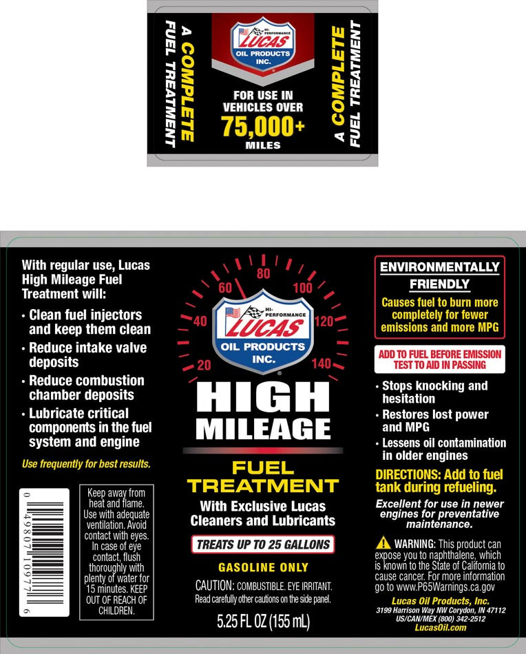 Lucas Oil 10977 High Mileage Fuel Treatment/5.25 Ounce