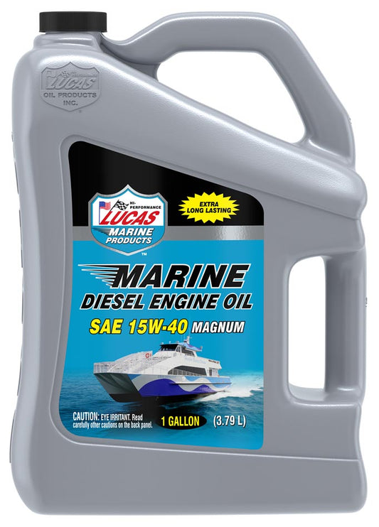 Lucas Oil 10991 Marine SAE 15W-40 CK-4 Oil/Gallon