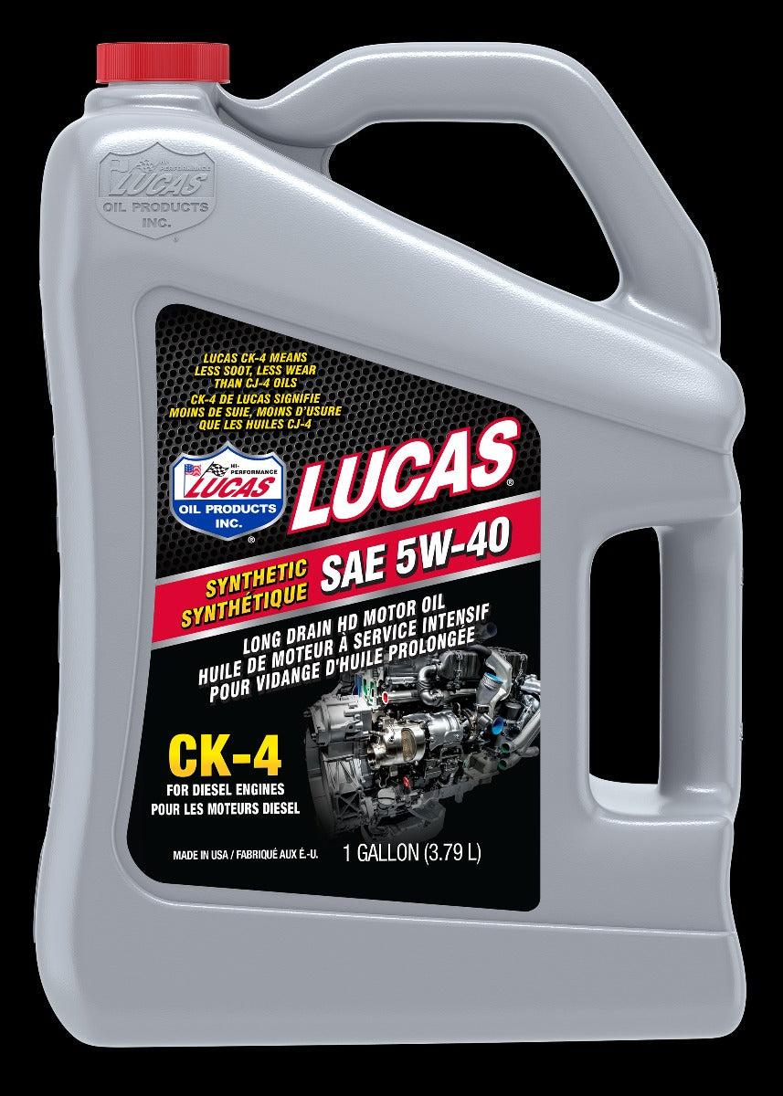 Lucas Oil 11178 Synthetic SAE 5W-40 CK-4 Truck Oil/Gallon