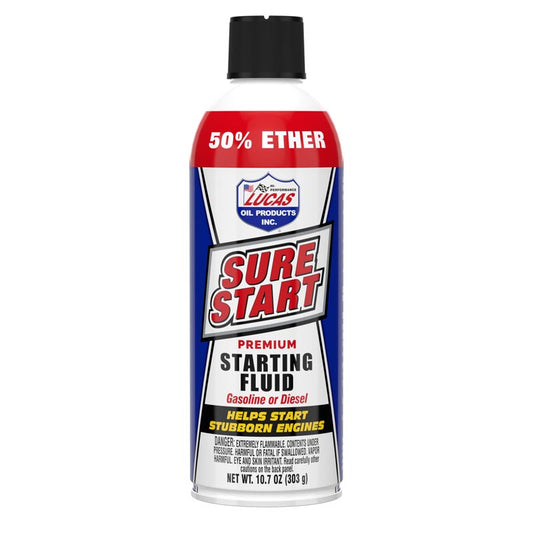 Lucas Oil 11238 Sure Start Starting Fluid 50% Ether/10.7 Ounce