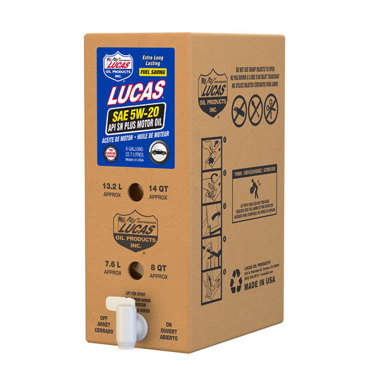 Lucas Oil 18001 SAE 5W-20 API SP Motor Oil/6 Gallon Box