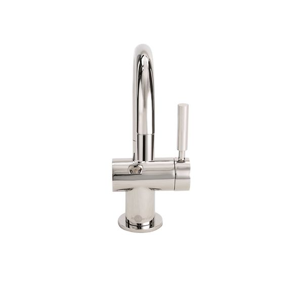 InSinkErator 44240E-ISE Indulge Modern Hot Only Faucet (F-H3300-Polished Nickel)