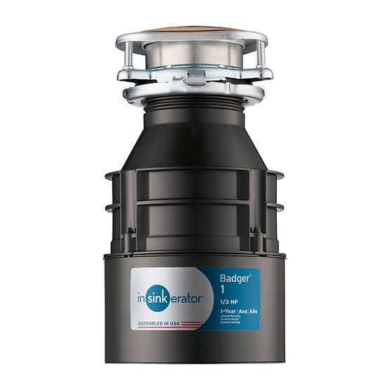 InSinkErator 79880-ISE Badger 1 Garbage Disposal, 1/3 HP