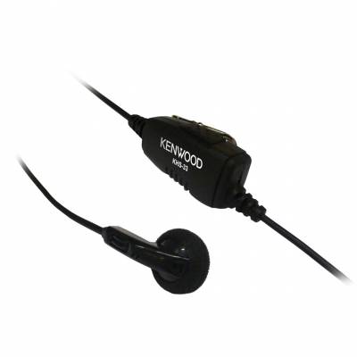 Kenwood KHS-33 Clip Microphone with Earphone (Single Pin)