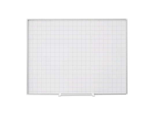 MasterVision CR0895830 2"X2" Grided Magnetic Porcelain Planner Board