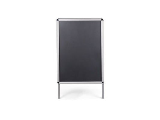 MasterVision DKT30505072 Black Magnetic Wet Erase Aluminum Sign Board Stand