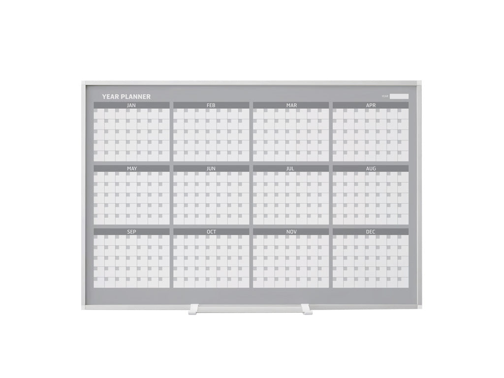 MasterVision GA03106830 12 Month Yearly Magnetic Dry-Erase Planner