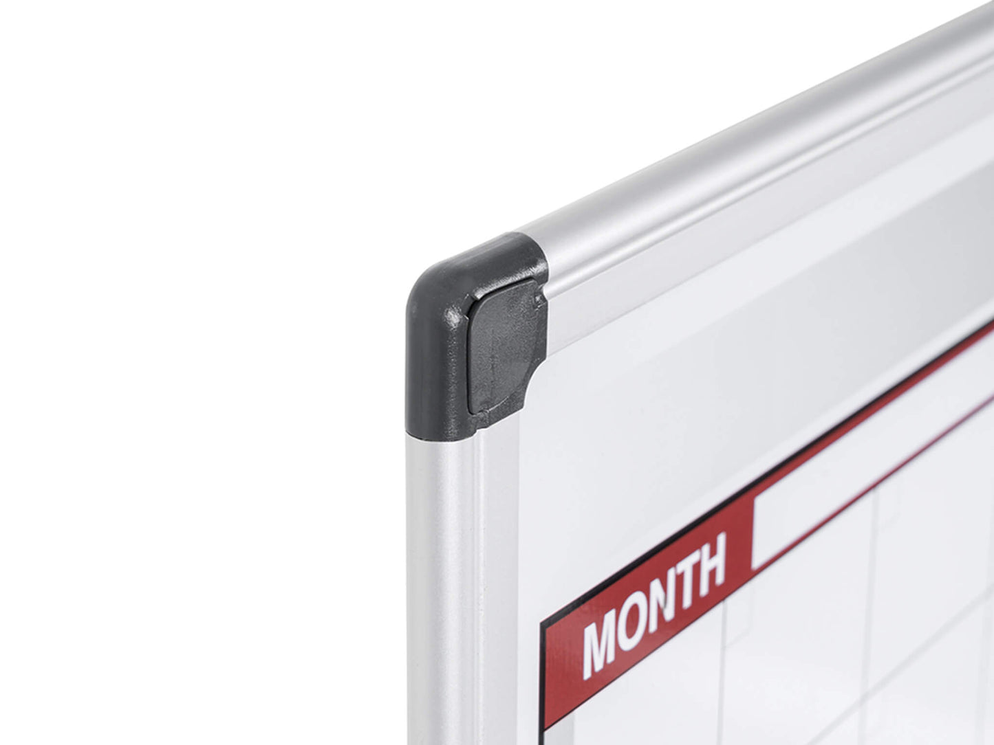 MasterVision GA0376170 4 Month Magnetic Dry-Erase Planner Red And Silver