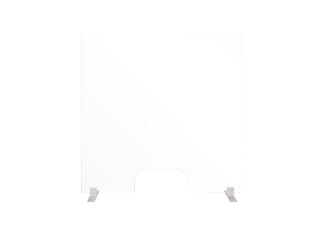 MasterVision GL0701392 Frameless Glass Countertop Barrier