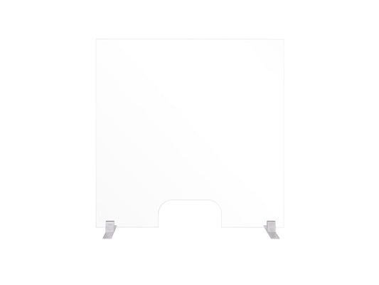 MasterVision GL0701392 Frameless Glass Countertop Barrier