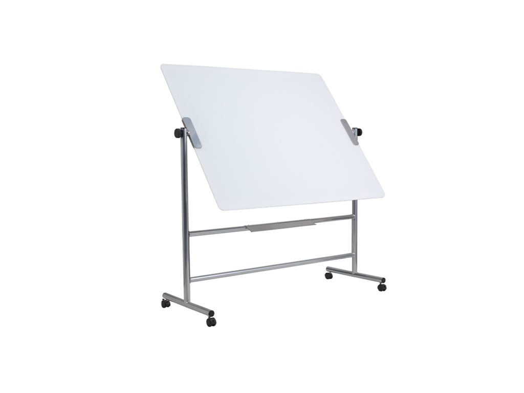 MasterVision GQR0350GR Heavy-Duty Magnetic Glass Reversable Easel