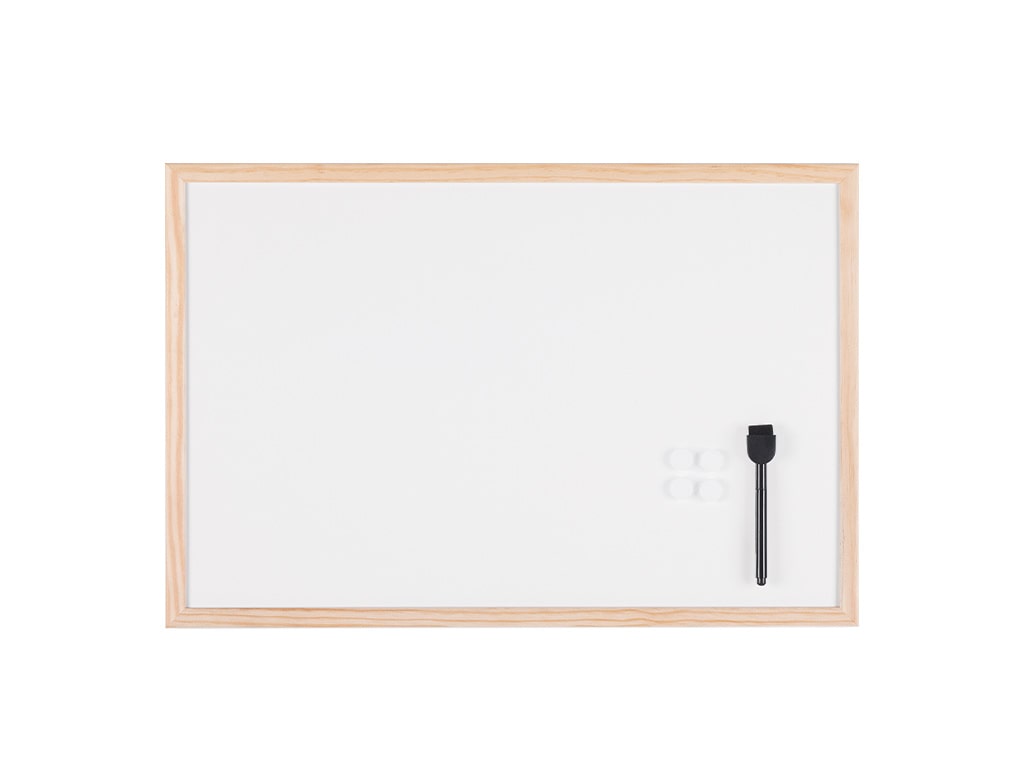 MasterVision MM04001010 Magnetic Dry-Erase Board Pine Frame