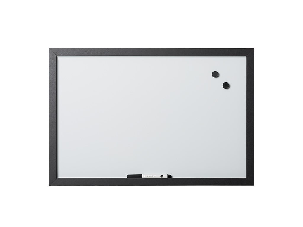 MasterVision MM040011619 Black Magnetic Dry-Erase Board