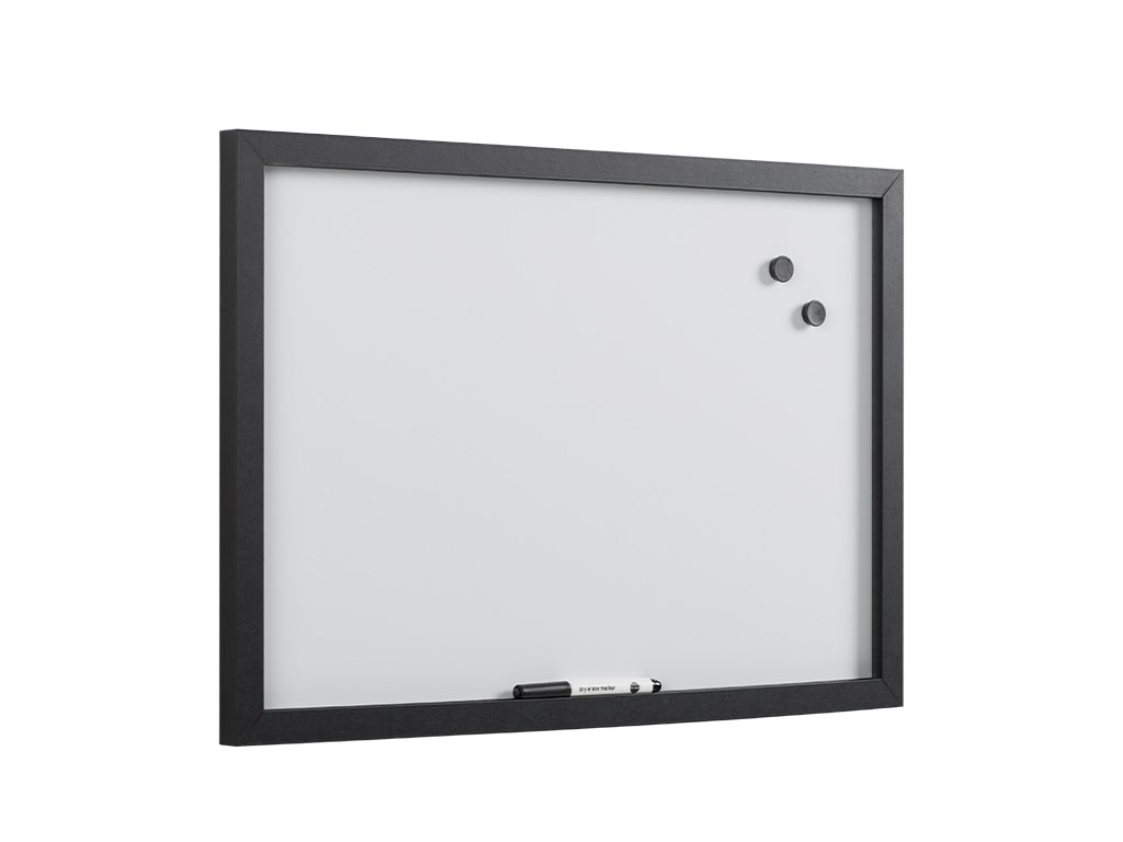 MasterVision MM040011619 Black Magnetic Dry-Erase Board