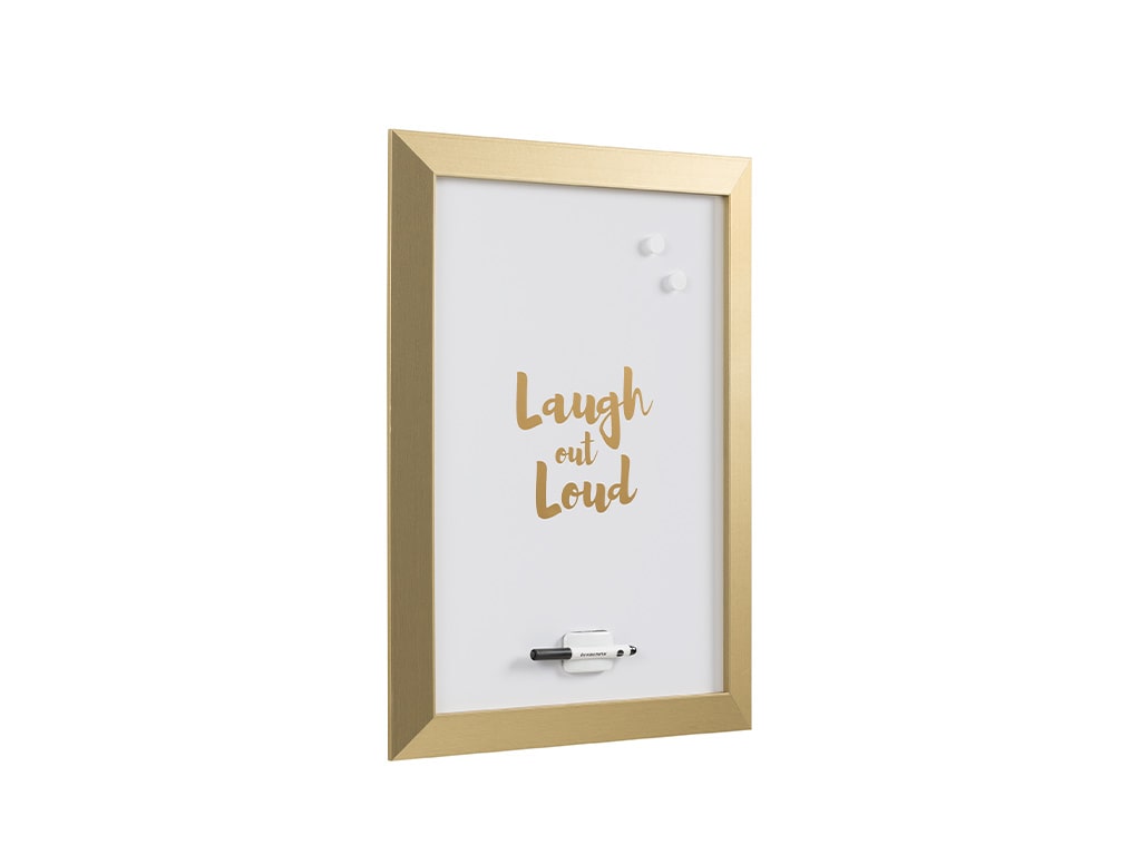 MasterVision MM04444612 Gold Kamashi Dry Erase "Lol" Quote Board