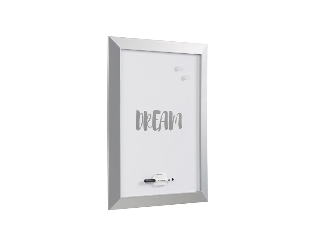 MasterVision MM04447522 Silver Kamashi Dry Erase "Dream" Quote Board