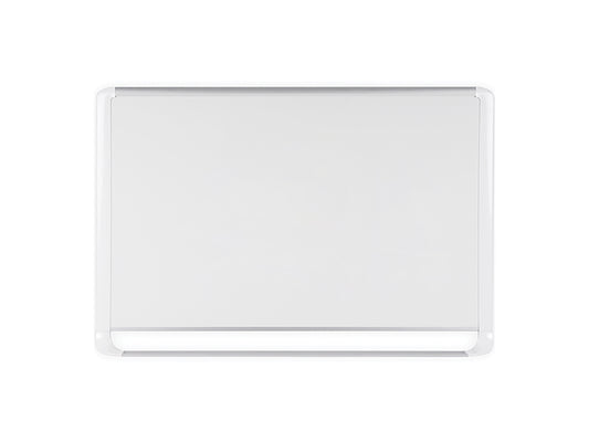 MasterVision MVI030205 Mvi Series Magnetic Steel Whiteboard - White Frame